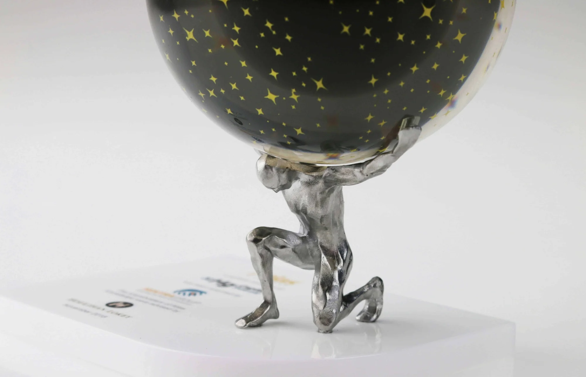 Atlas globe themed bespoke deal toy for international acquisition